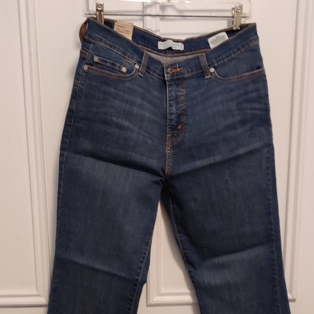 Women's Levi Boot cut 512 Jeans (Stone Blue color)